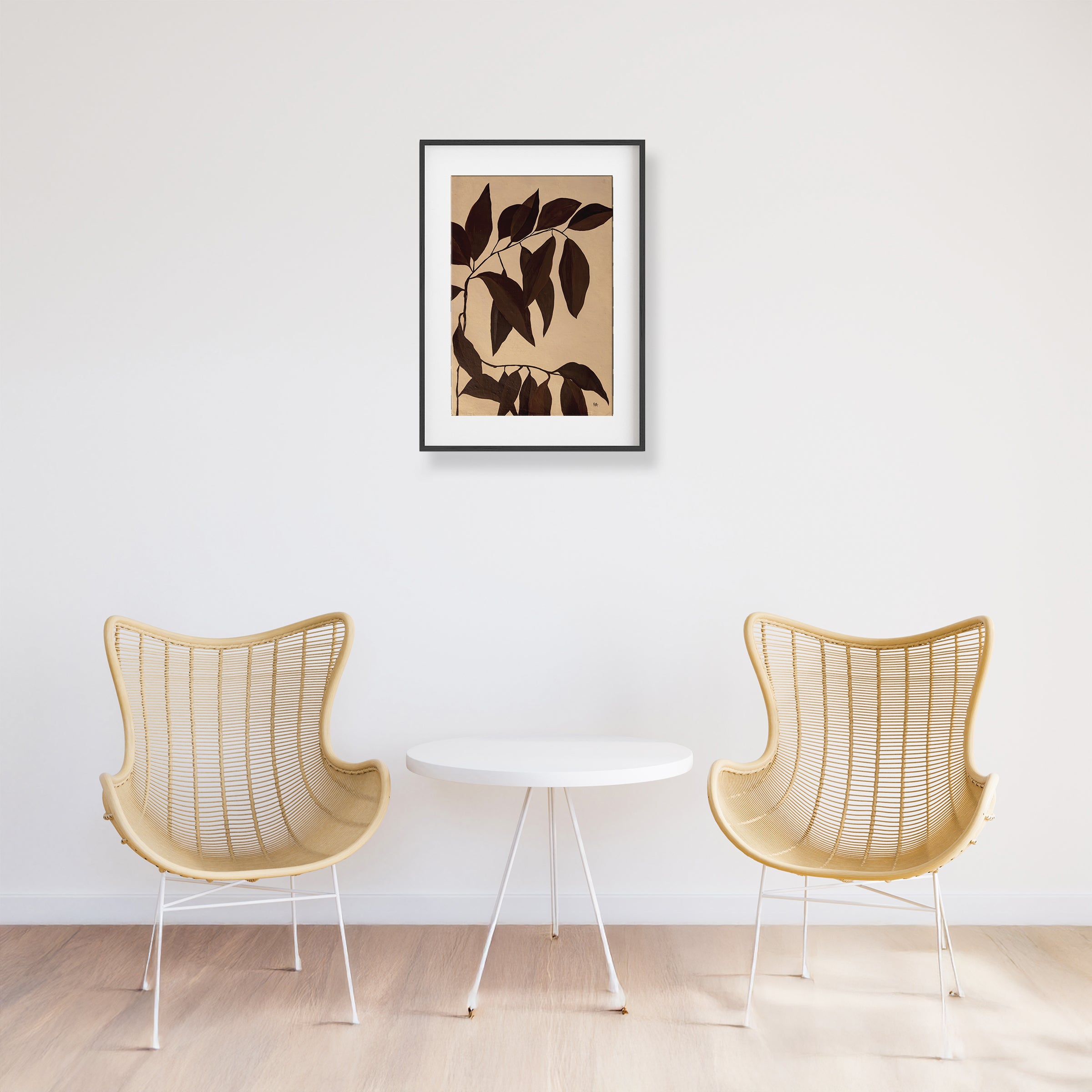 Garden Walk - Branches on Beige