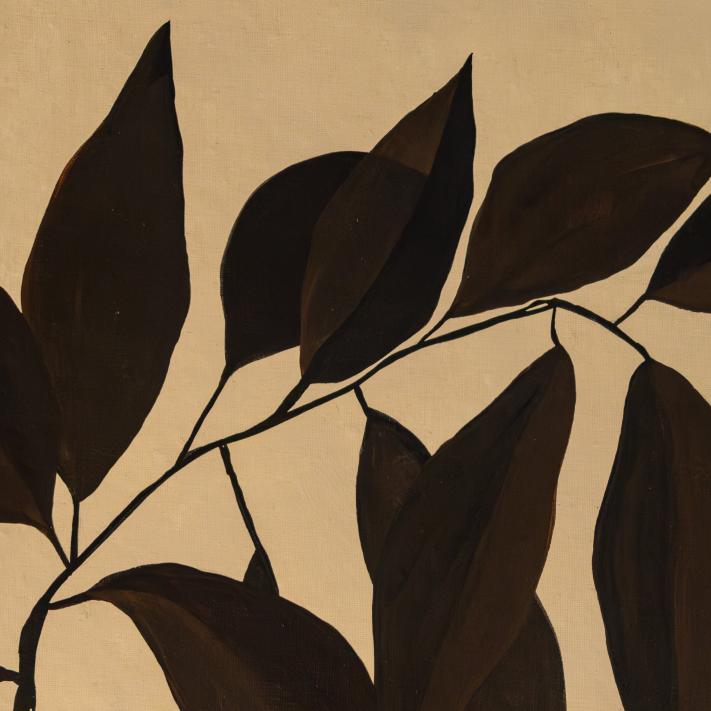 Garden Walk - Branches on Beige