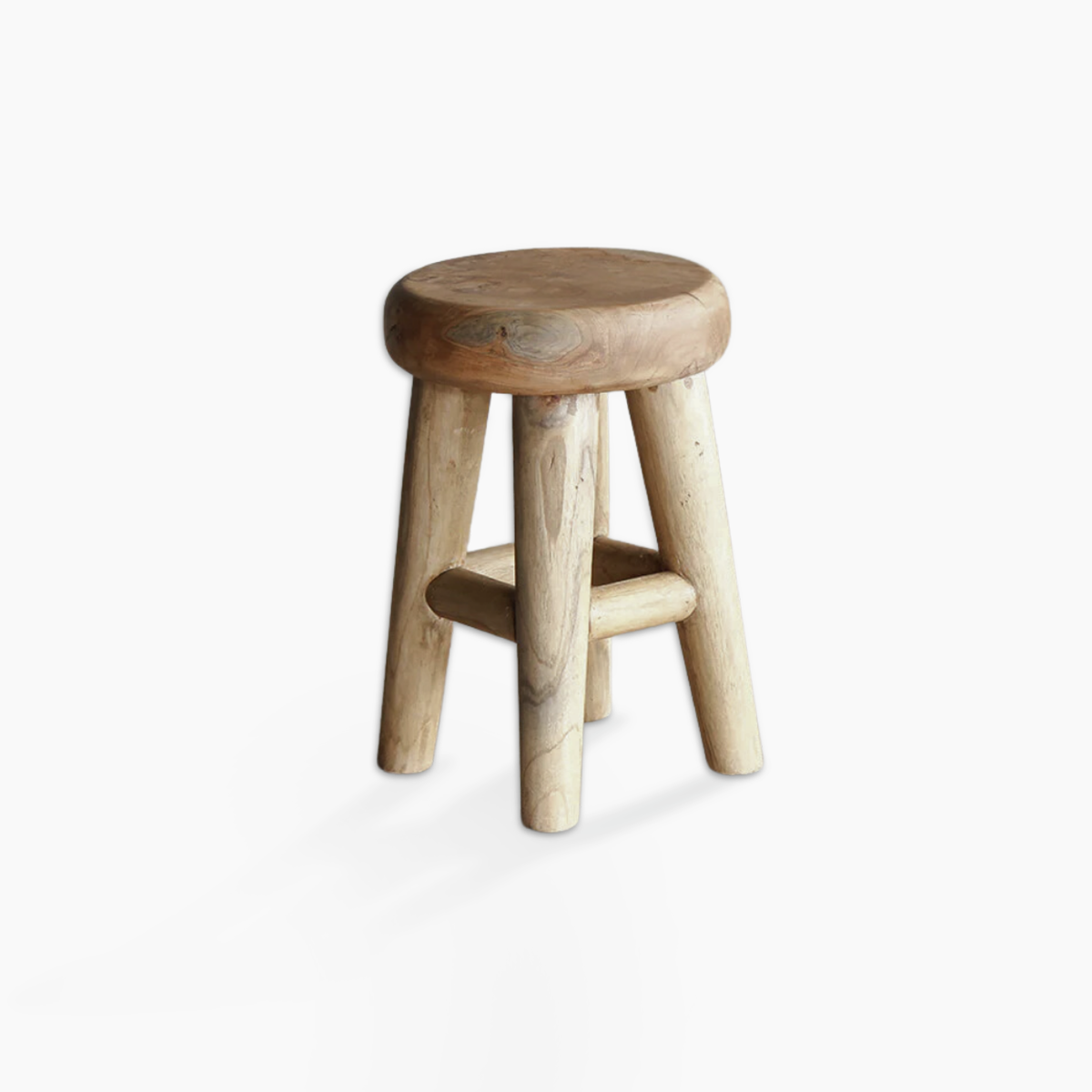 Round Wooden Stool